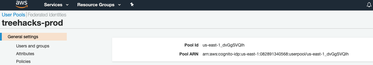 pool id